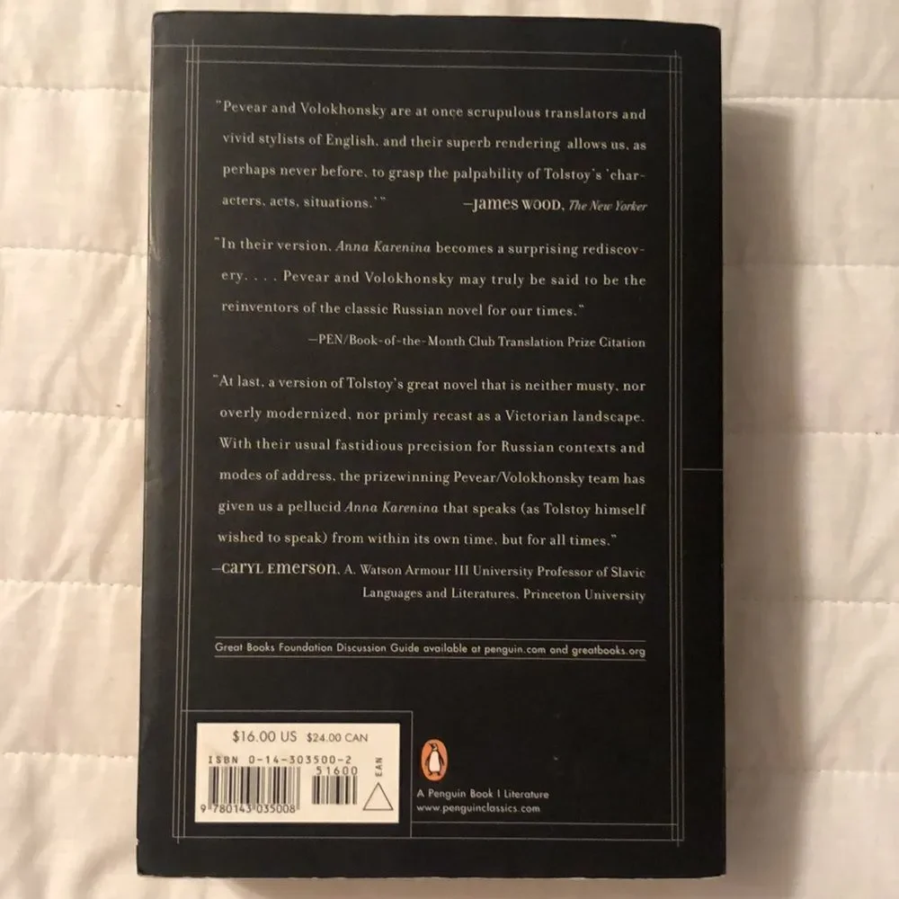 Anna Karenina by Leo Tolstoy